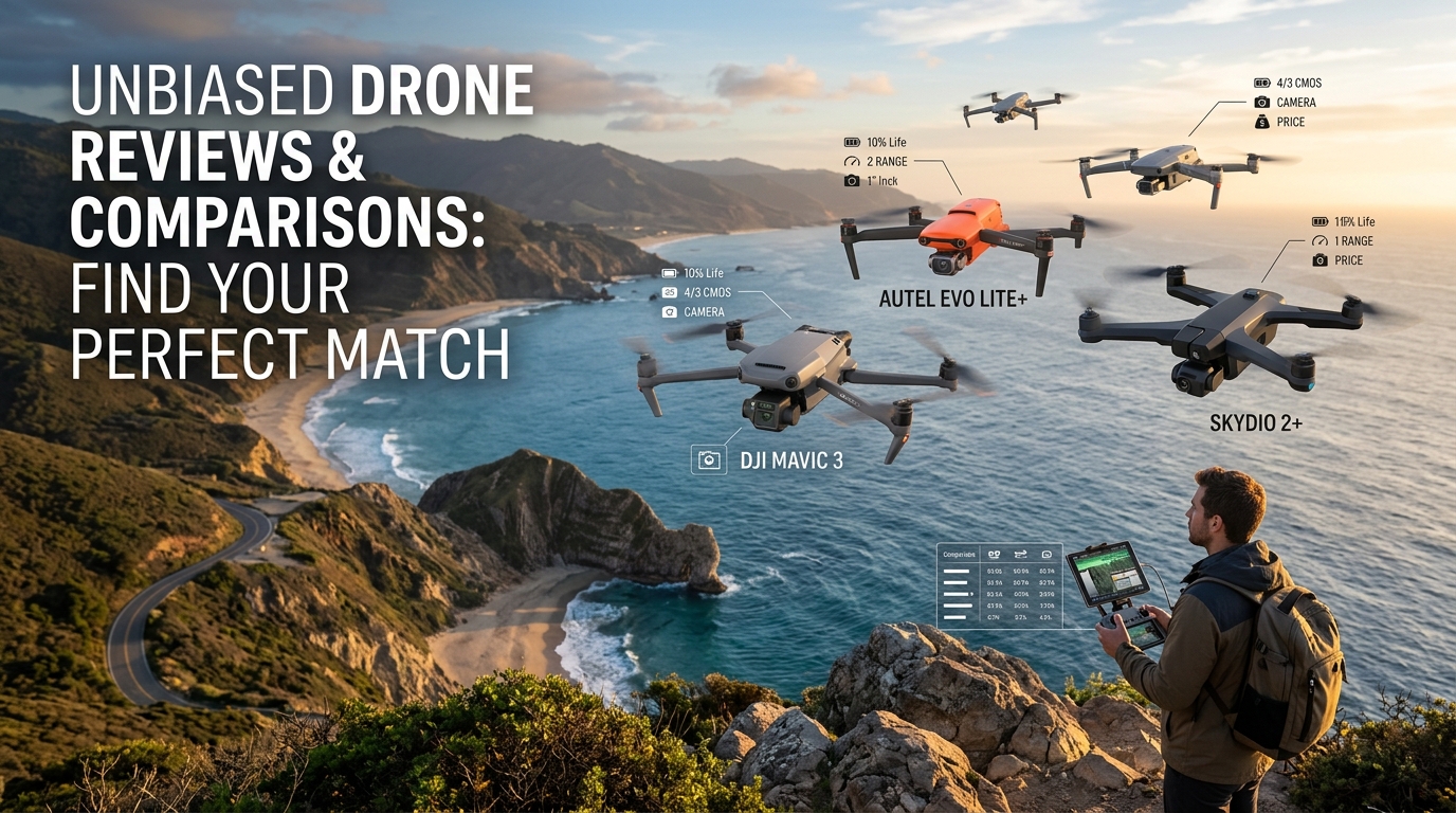 Unbiased Drone Reviews and Comparisons: Find Your Perfect Match