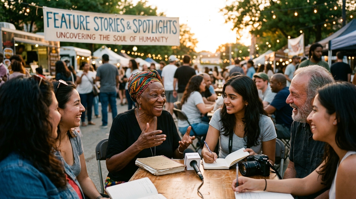 Uncover the Soul of Humanity Through Feature Stories and Spotlights