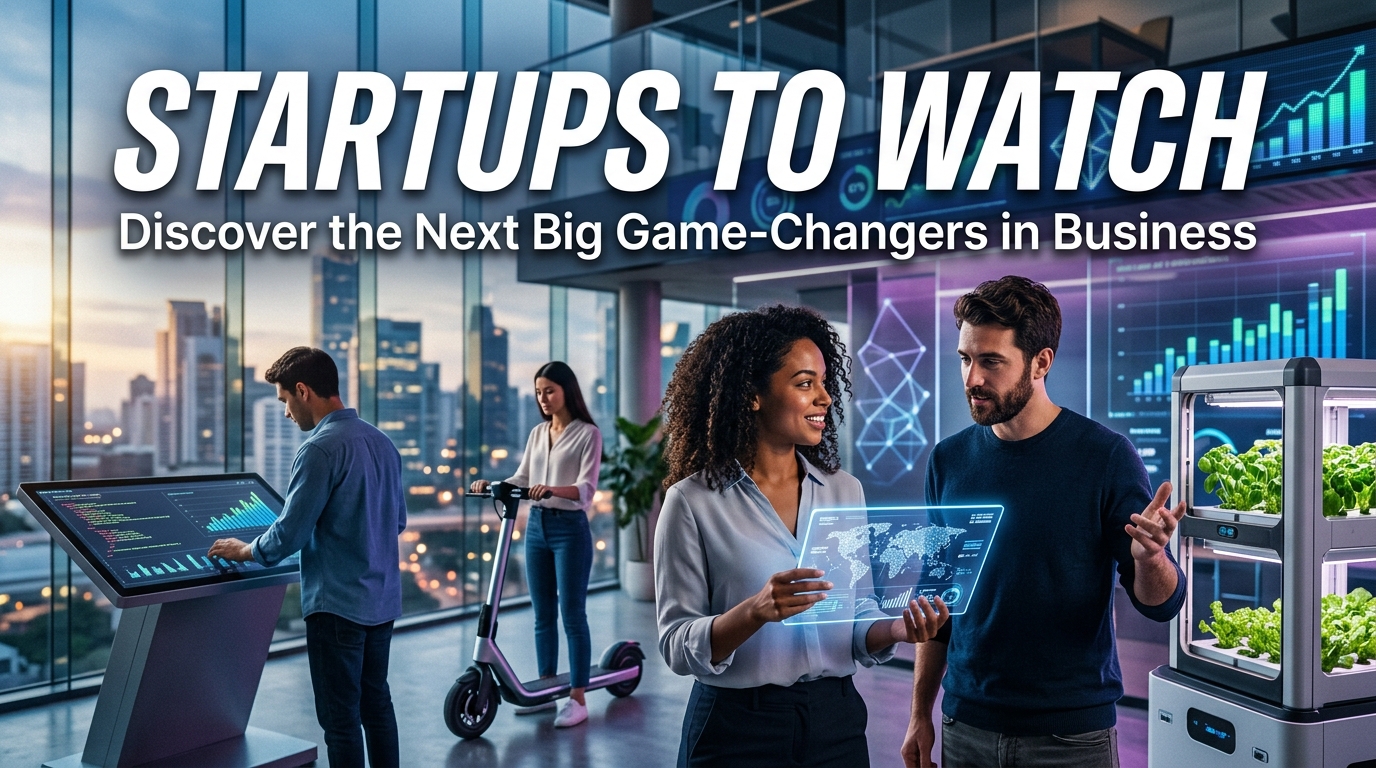 Startups to Watch: Discover the Next Big Game-Changers in Business