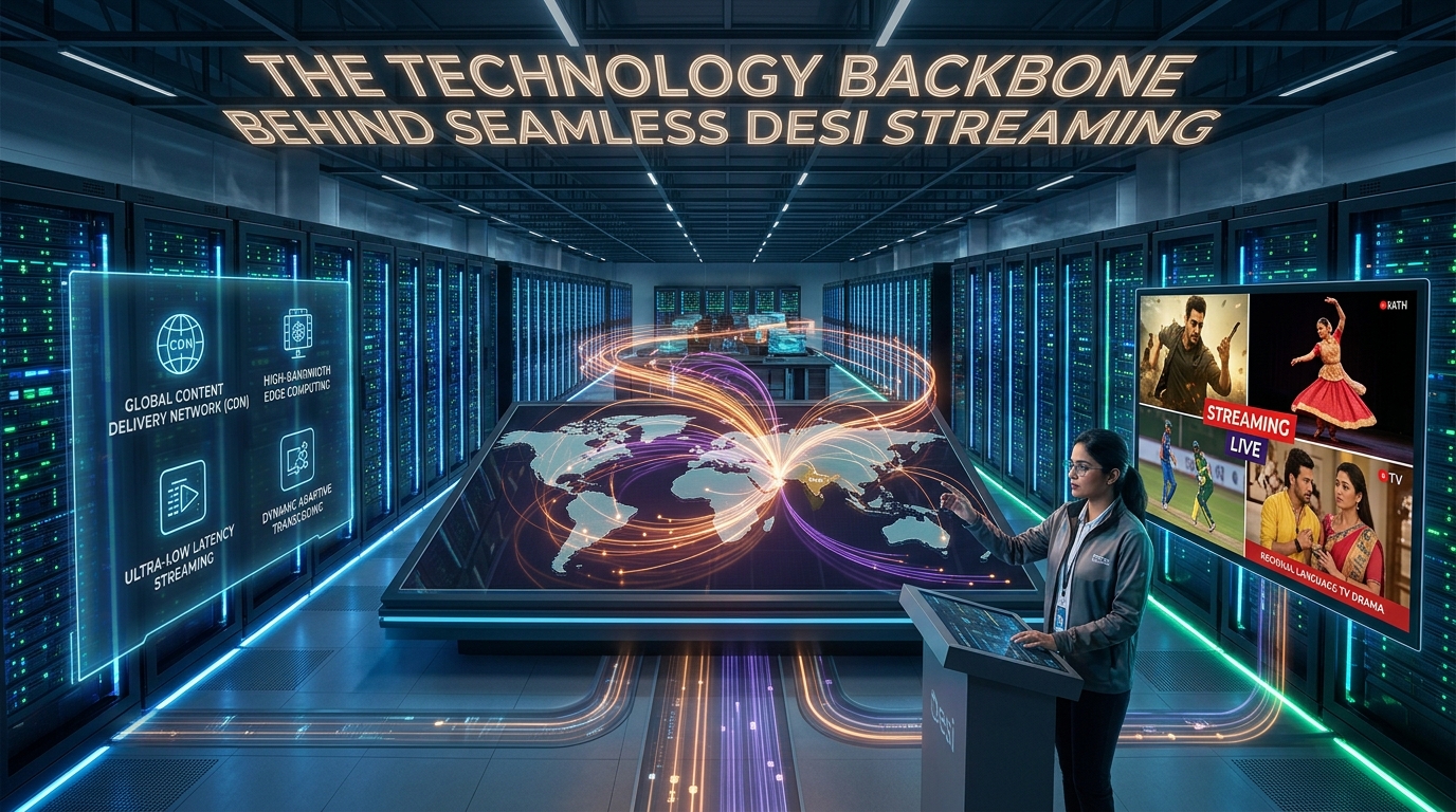 The Technology Backbone Behind Seamless Desi Streaming